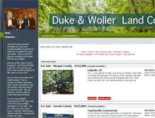 Tablet Screenshot of dukebakerlandco.com